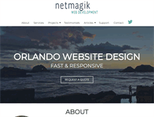 Tablet Screenshot of netmagik.com